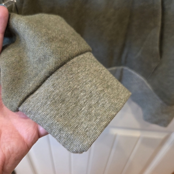 Alpine Design Women's Fleece Hiking Hoodie Olive Haze Heather Large New - Picture 5 of 14